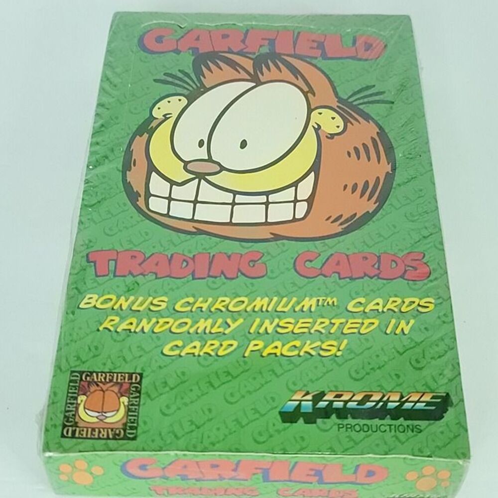 Garfield Trading Cards 1995 Krome Productions New Rare Factory Sealed Card Box
